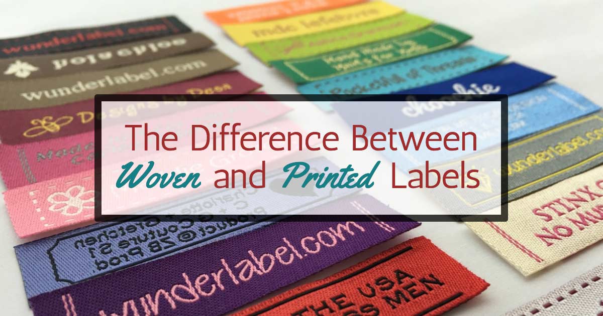 The Difference Between Woven and Printed Labels